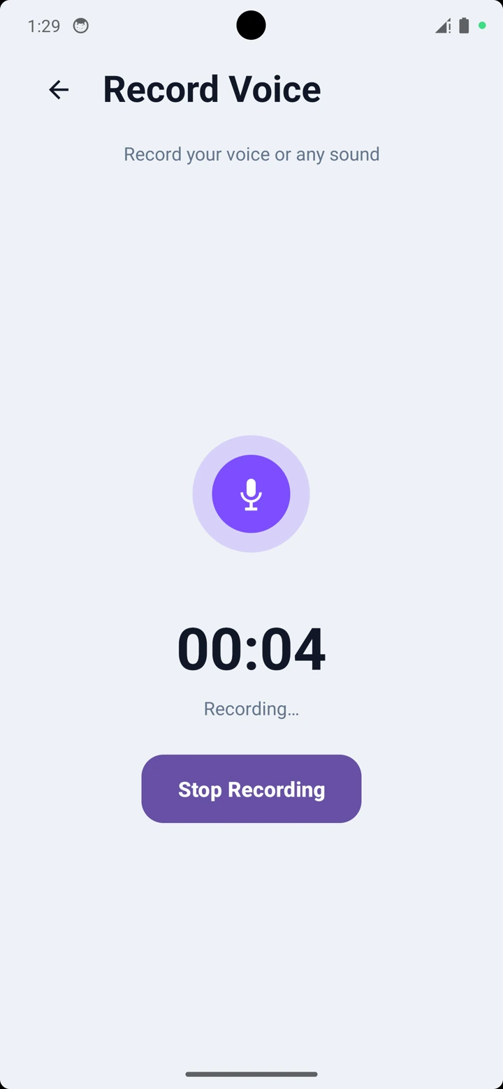 Record your own sound