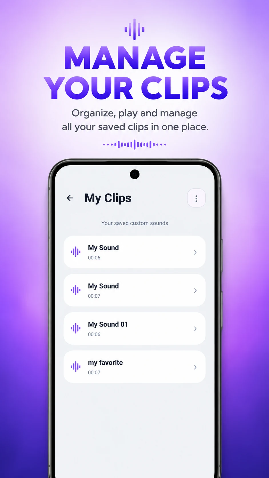 Manage Your Clips