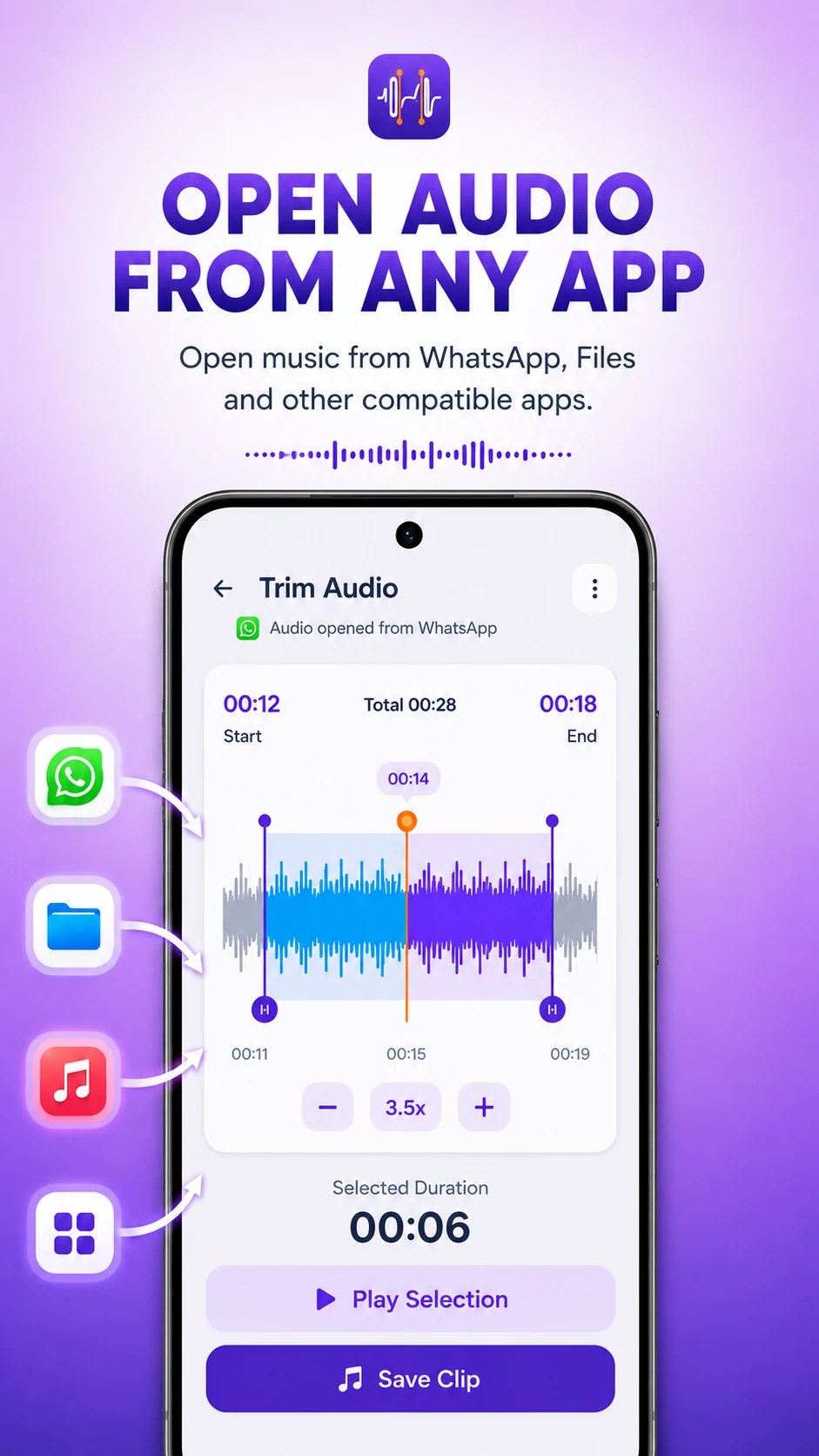 Open Audio From Any App