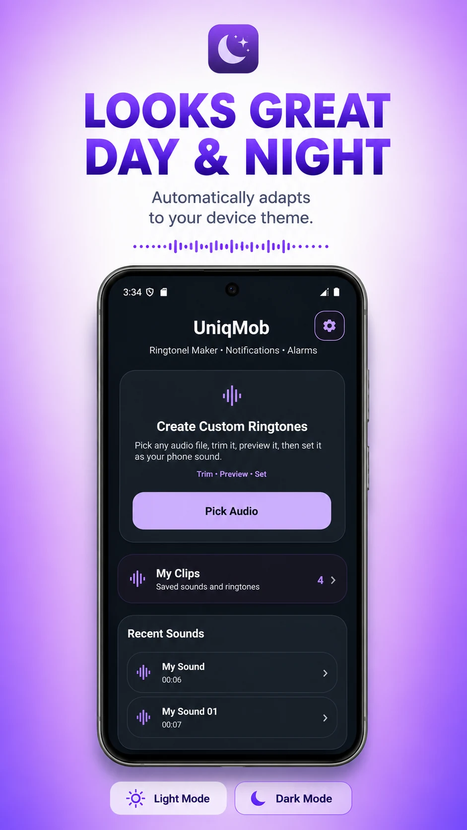 Light and Dark Mode
