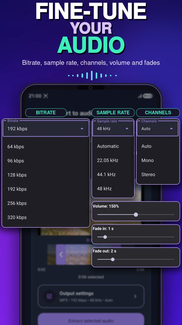 Fine-tune your audio